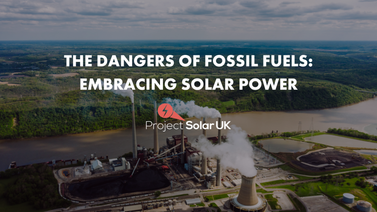 The Dangers of Fossil Fuels Embracing Solar Power