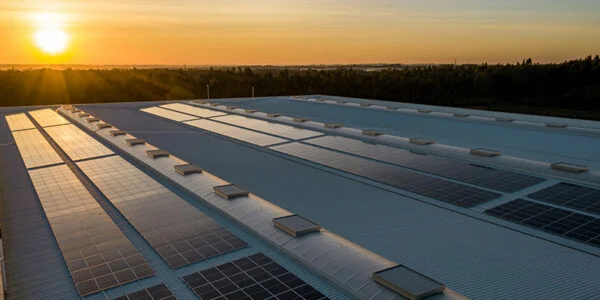 solar panels on rooftop