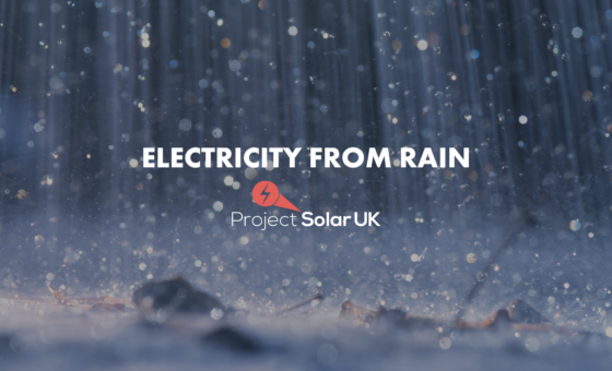 Electricity From Rain - The Latest Solar Panel Technology