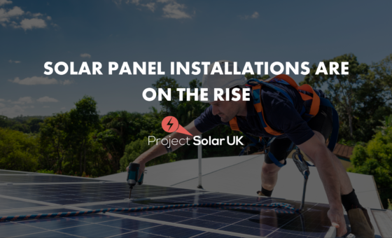 Solar Panel installations on the Rise